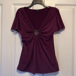 Express Women's V Neck Blouse